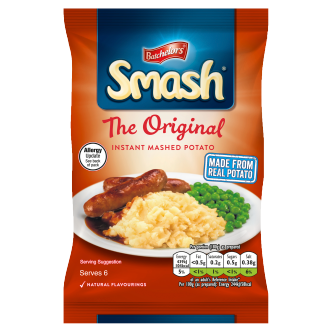 12 x Smash Instant Mash Potato Large 176Gm