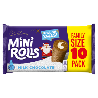 12 x Cadbury Chocolate Mini Rolls 10Pk - 10PK