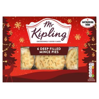 20 x Mr Kipling Deep Filled Mince Pies 6's    - 6'S