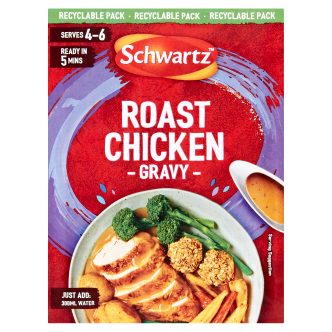 12 x Schwartz Roast Chicken Gravy Sachet 26G
