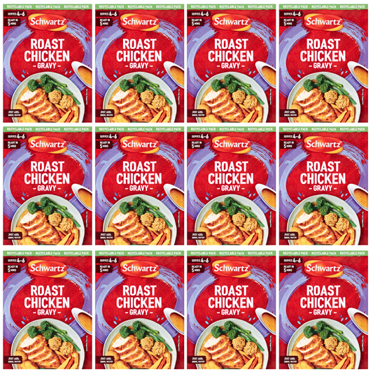 12 x Schwartz Roast Chicken Gravy Sachet 26G
