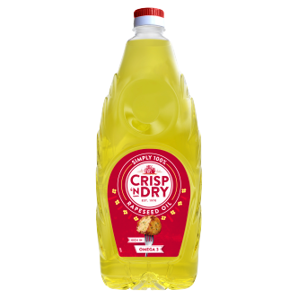 2 x Crisp N Dry Vegetable Oil 2 Litre (4 Litres)