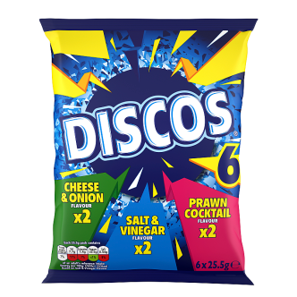 28 x Kp Discos Variety Assorted 6Pk - 6X25.5Gm