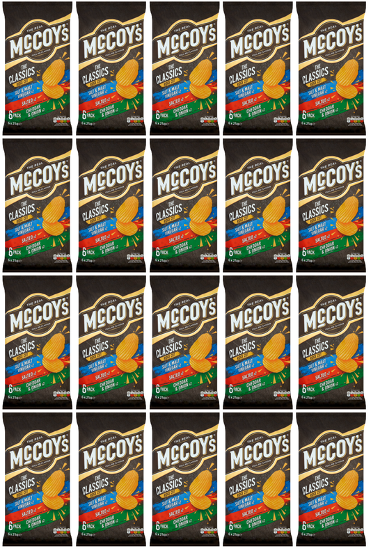 20 x Mccoys Classic 6 Pack - 6X25Gm
