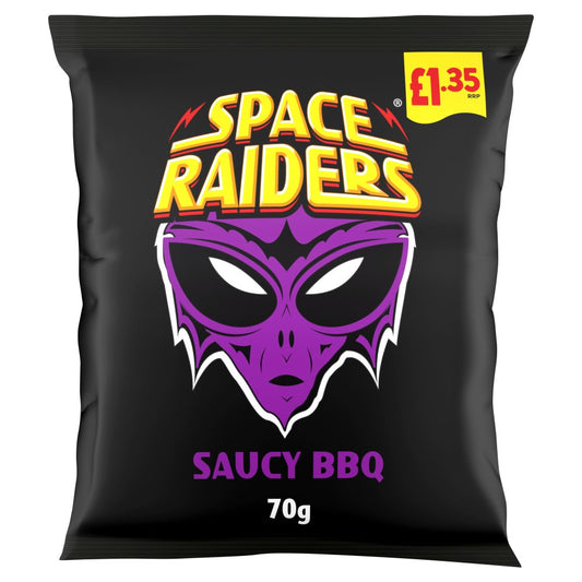 20 x Kp Space Raiders Saucy Bbq - 70GM