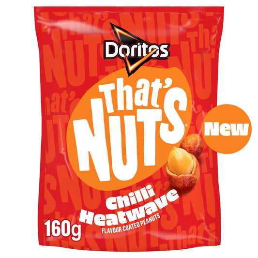 8 x Thats Nuts Doritos Chilli Heatwave  - 160GM