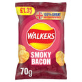 18 x Walkers Smoky Bacon - 70GM