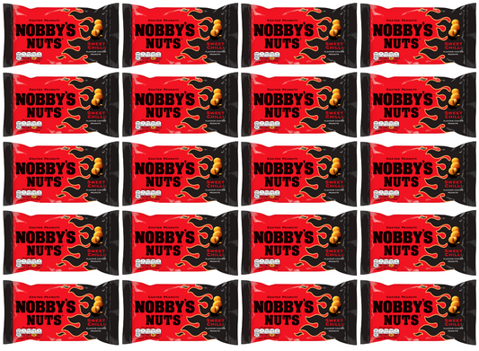 20 x Nobbys Nuts Sweet Chilli 40Gm