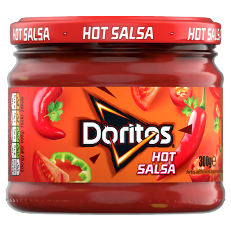 6 x Doritos Hot Salsa Dip 300Gm