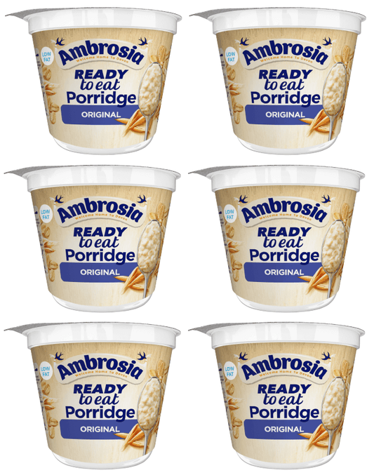 6 x Ambrosia Ready To Eat Original Porridge 210G