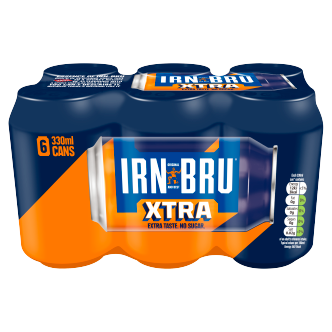 4 x Irn Bru Xtra Cans 6Pk 6X330Ml
