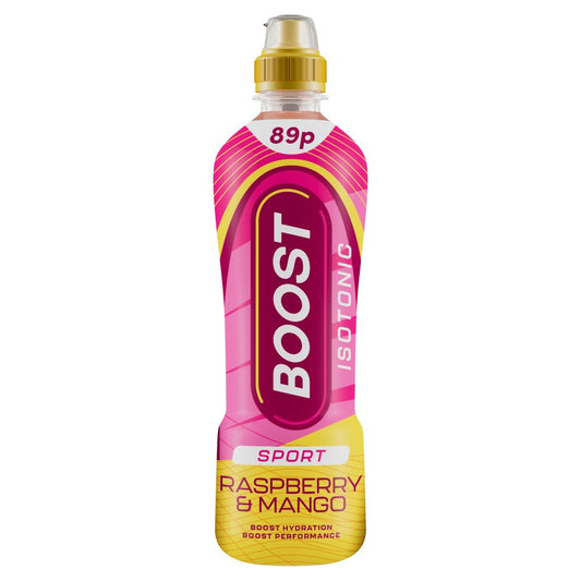 12 x Boost Sport Raspberry & Mango - 500ML