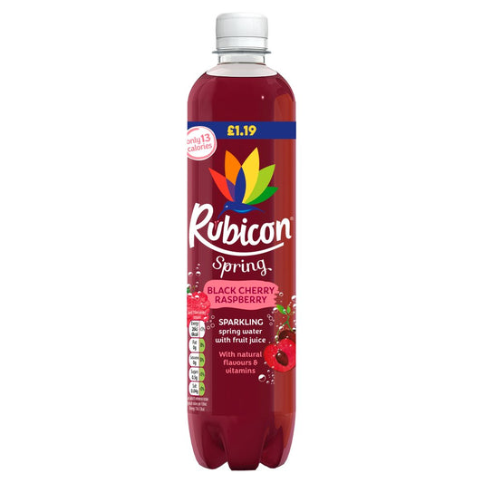 12 x Rubicon Spring Black Cherry Raspberry - 500ML