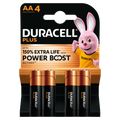 20 x Duracell Power Boost Aa  - 4 PACK