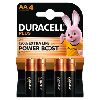 20 x Duracell Power Boost Aa  - 4 PACK