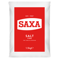 6 x Saxa Cooking Salt Polybag 1.5Kg