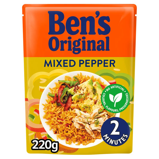 6 x Ben's Original Mixed Pepper 220g