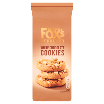 8 x Foxs White Chunkie Cookie 180G