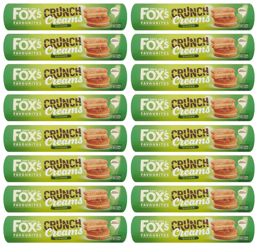 16 x Foxs Ginger Crunch Creams 230Gm