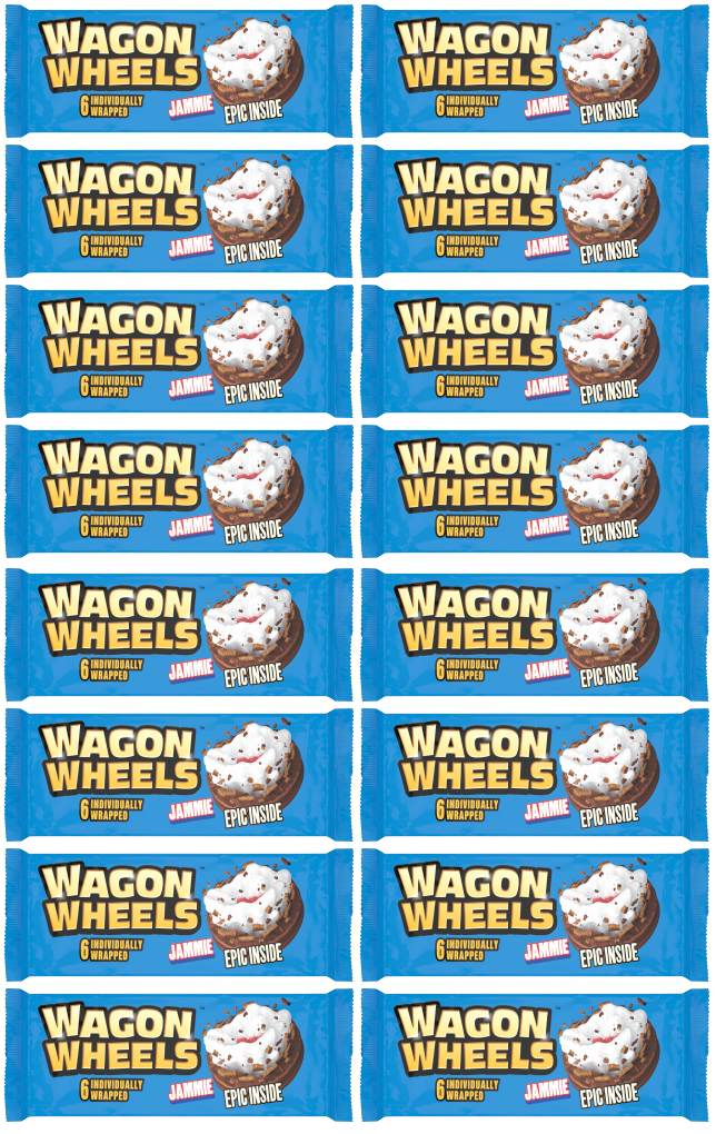 16 x Wagon Wheels Jammie 6'S