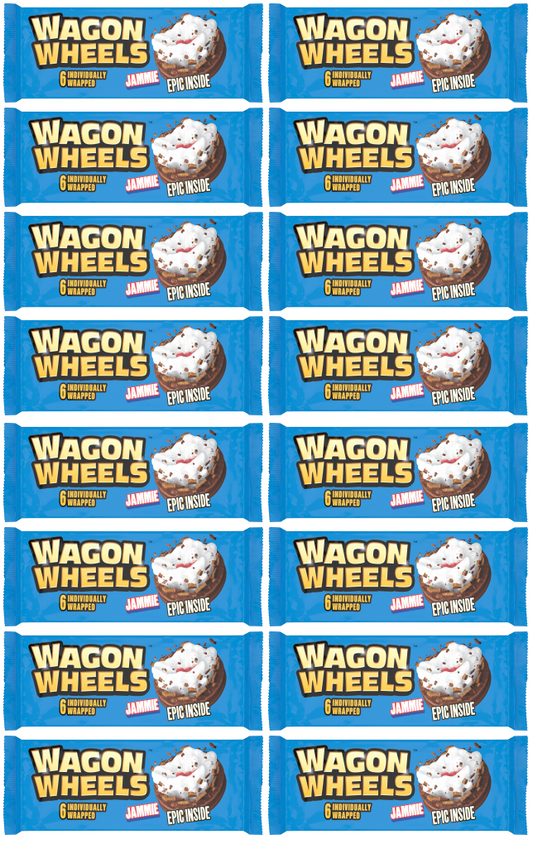16 x Wagon Wheels Jammie 6'S