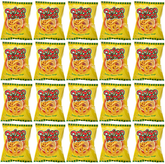 20 x Golden Wonder Onion Ring Snacks - 26GM