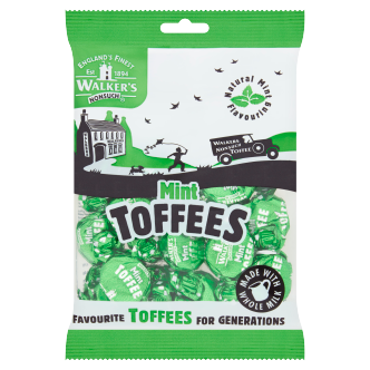 12 x Walkers Mint Toffees 150Gm
