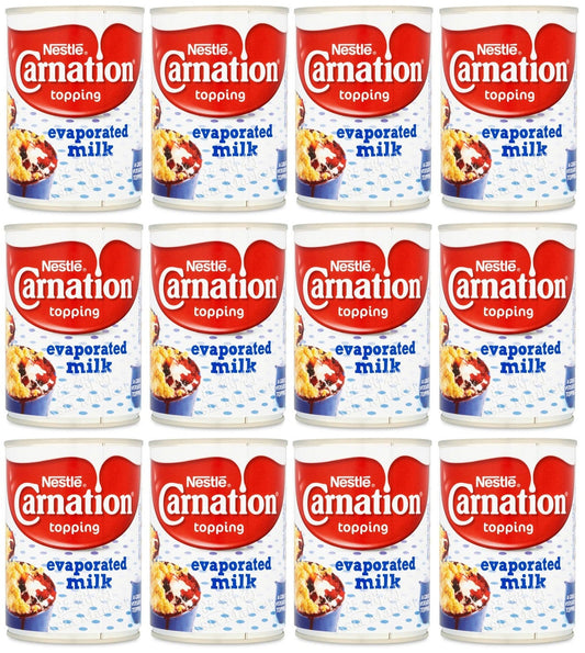 12 x Carnation Evaporated Milk 410G