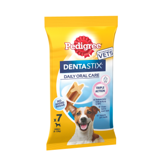 10 x Pedigree Dentastix Small Dog Dental Chews 7 Stick 110Gm