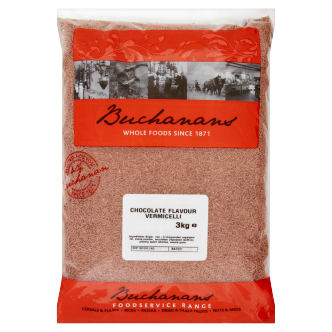 Chocolate Vermicelli Milk Sprinkles Bulk Bag 3Kg