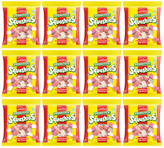 12 X Swizzels Squashies Drumstick Originals 120G