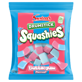 12 X Swizzels Squashies Drumstick Bubblegum 131G