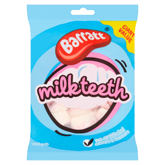 10 x Barratt Milk Teeth 190Gm