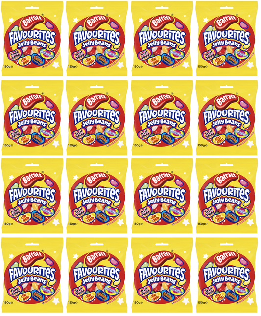 16 x Barratt Favourite Jelly Beans - 150GM
