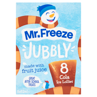 6 X Mr Freeze Jubbly Cola Ice Lollies 8Pk 8X62Mls