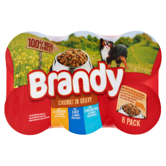 24 x Brandy Variety Chunks In Gravy 395G