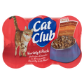 4 x Cat Club Variety Chunks In Gravy (6X400G pack)