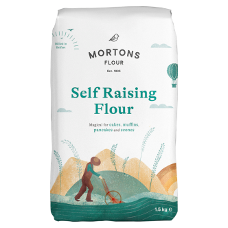 10 x Mortons Self Raising Flour 1.5Kg