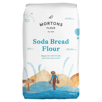 10 x Mortons Soda Bread Flour 1.5Kg