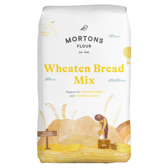 10 x Mortons Wheaten Bread Mix Flour 1.5Kg