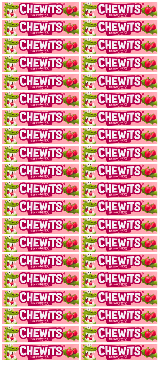 40 x Chewits Strawberry Stick