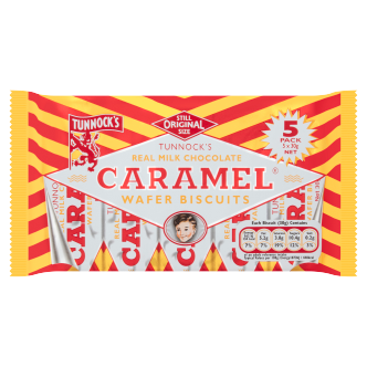 30 x Tunnocks Caramel Wafers 5'S