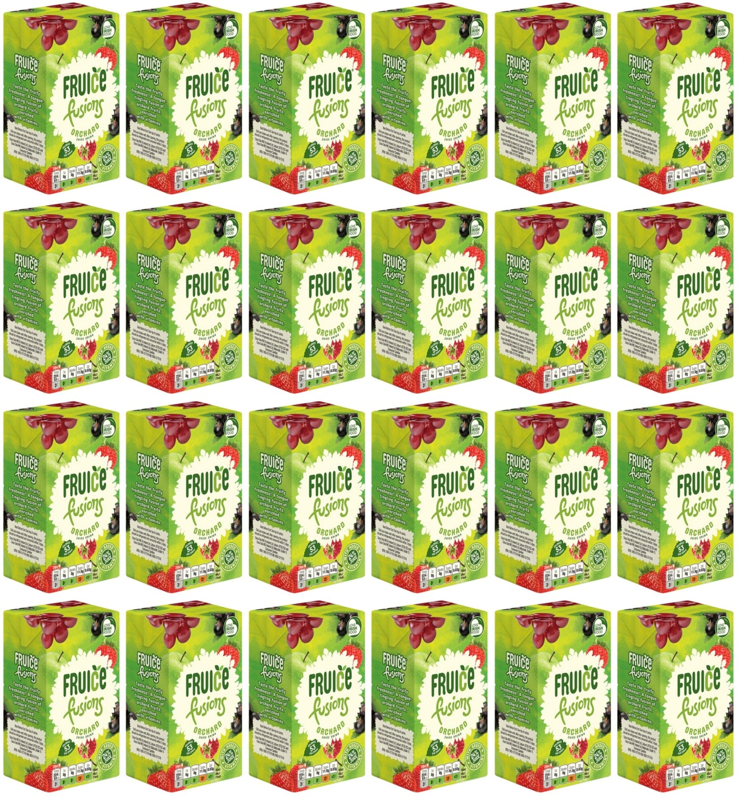 24 x Fruice Apple, Mixed Berry & Red Grape 250Ml