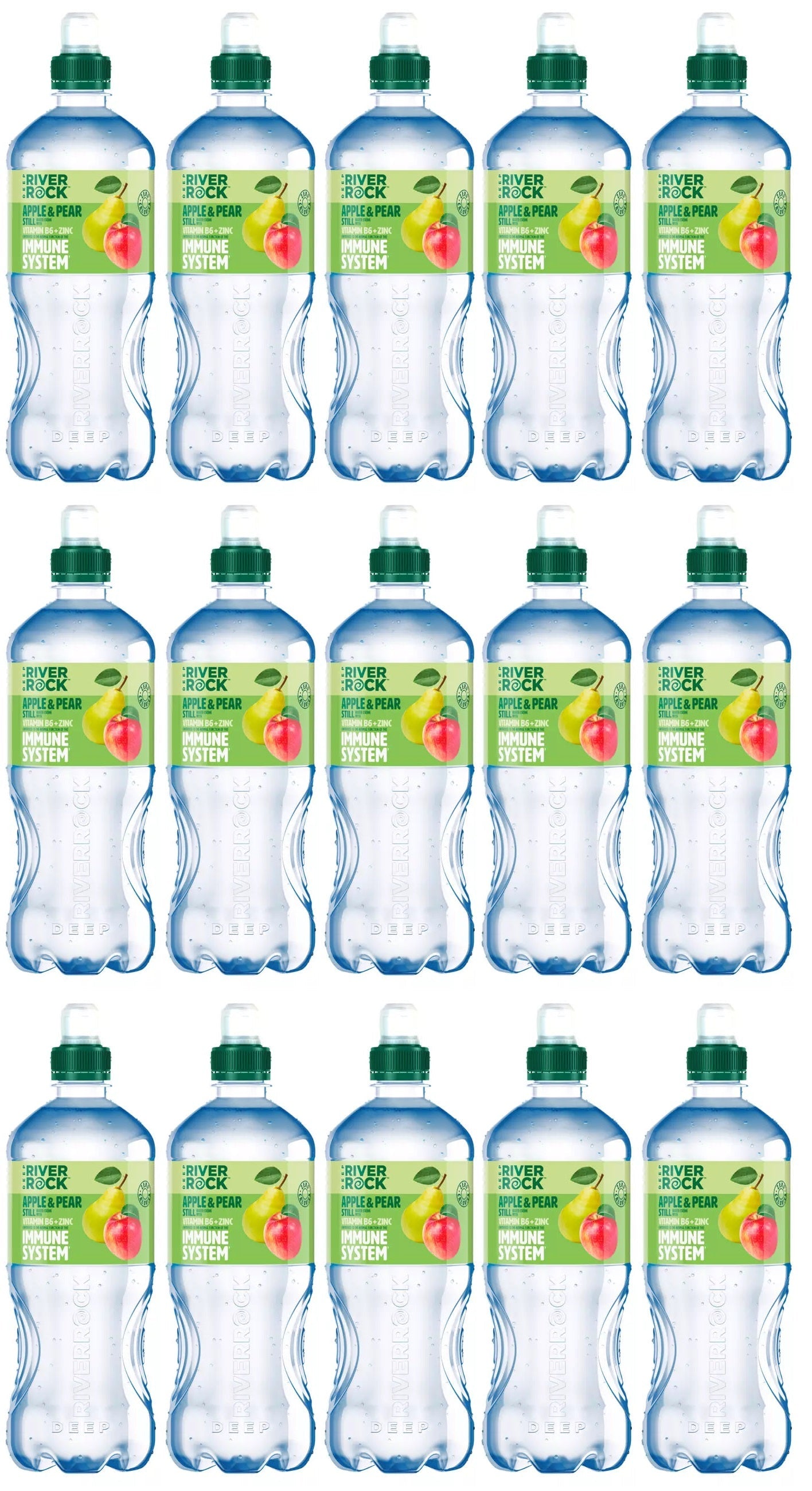 15 x Deep Riverrock Apple & Pear Still Water Drink 750Ml