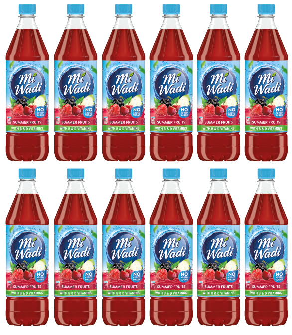 12 x Mi Wadi Summer Fruits 1L
