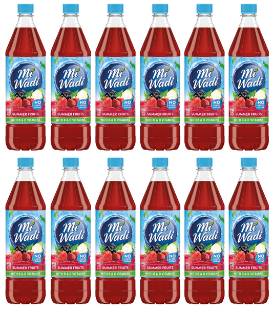 12 x Mi Wadi Summer Fruits 1L