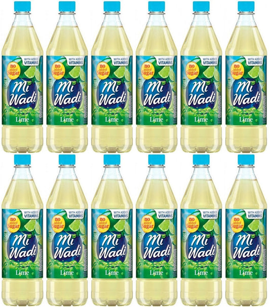 12 x Miwadi Lime 1L