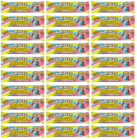 30 x Zed Jaw Breaker Blue Raspberry (4 Packs) 40.4Gm