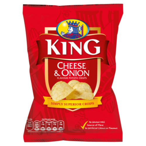 50 x King Cheese & Onion   - 35GM