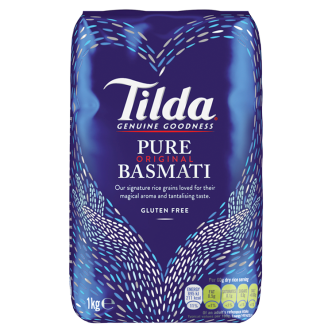 8 x Tilda Basmati Rice 1Kg